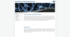 Desktop Screenshot of confluencepharma.com
